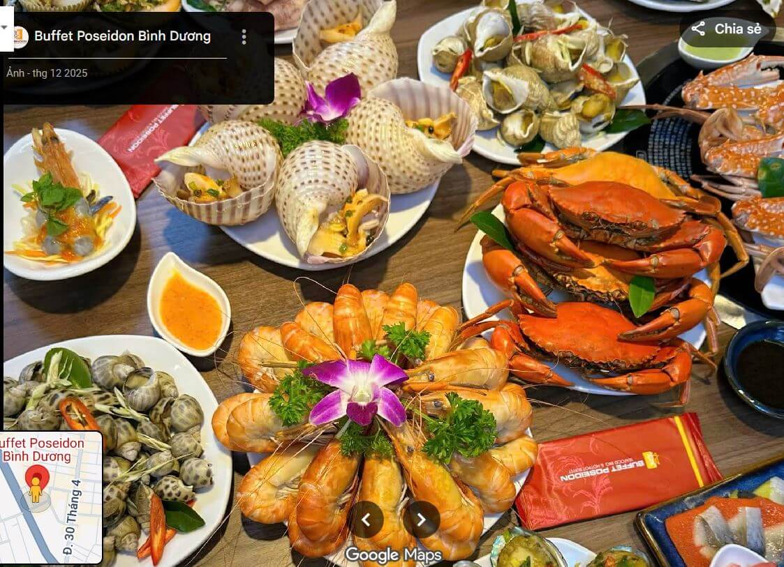 Quán Buffet Hải Sản Thủ Dầu Một Tươi Ngon, Giá Hợp Lý Nhất 2026